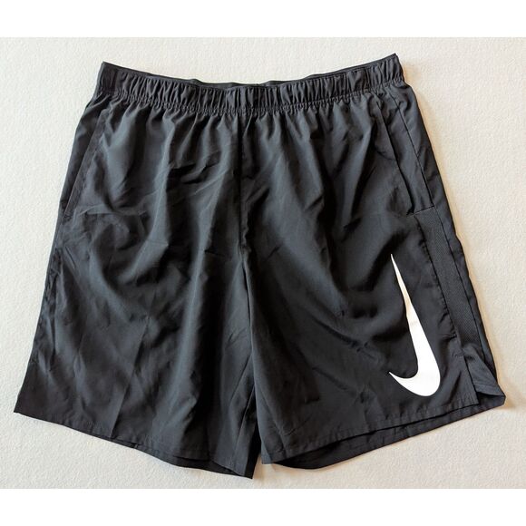 Nike Dri-FIT Challenger Men's 9'' Unlined Running Shorts Black XL - Picture 1 of 10
